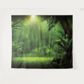 Rainforest Tapestry Wandteppich (Vorderseite (Horizontal))