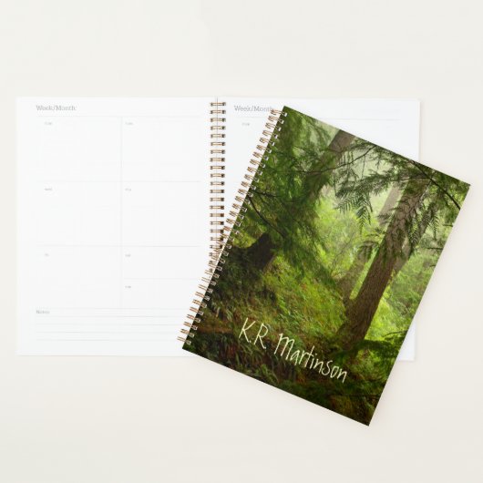 Rainforest Woodland Foto Personalisierter Planer (Anzeige)