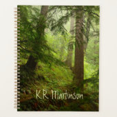 Rainforest Woodland Foto Personalisierter Planer (Vorderseite)