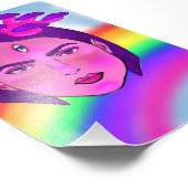 Rainha cogumelo fotodruck (Ecke)