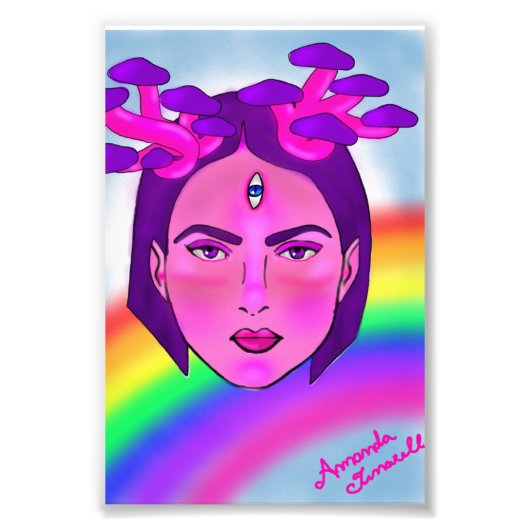 Rainha cogumelo fotodruck (Vorne)