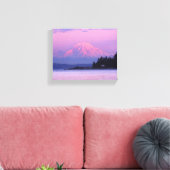 Rainier bei Sonnenuntergang Leinwanddruck (Insitu (Wohnzimmer))