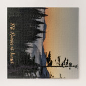 Rainier bei Sunset Puzzle (Horizontal)