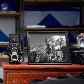 Rainier Black und White Fotodruck