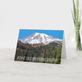 Rainier Foto Berg Geburtstag Karte (Vorderseite)