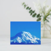 Rainier hat die Blues Postkarte (Stehend Vorderseite)