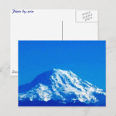 Rainier hat die Blues Postkarte (Vorne/Hinten)
