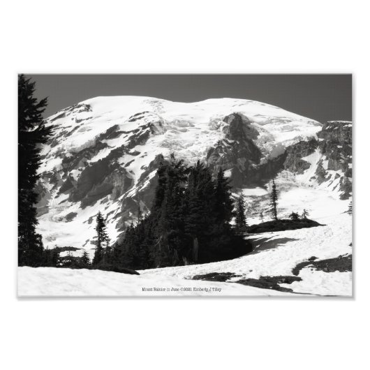 Rainier im Juni Fotodruck (Vorne)