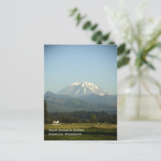 Rainier im Sommer Postkarte (Stehend Vorderseite)