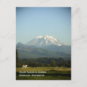 Rainier im Sommer Postkarte