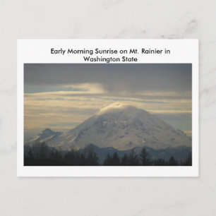 Rainier in Washington Staat Postcard Postkarte