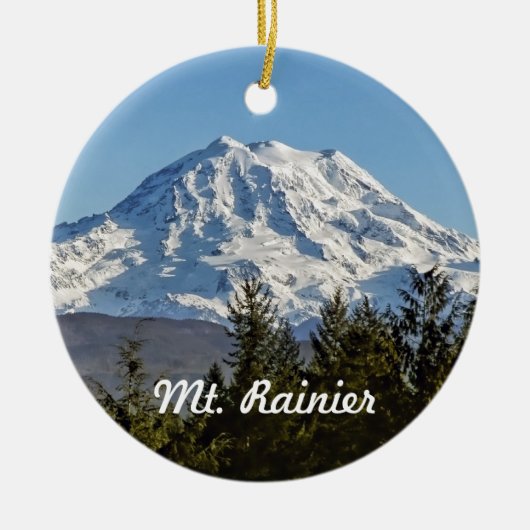Rainier Keepake Keramik Ornament (Vorne)