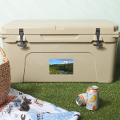 Rainier Lake Reflektion mit Wildblumen Aufkleber (Kühler)