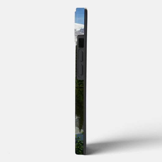 Rainier Lake Reflektion mit Wildblumen Case-Mate iPhone Hülle (Rückseite / Links)