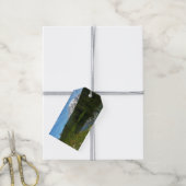 Rainier Lake Reflektion mit Wildblumen Geschenkanhänger (Mit Garn)