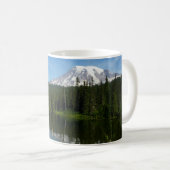 Rainier Lake Reflektion mit Wildblumen Kaffeetasse (VorderseiteRechts)