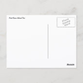 Rainier Lake Reflektion mit Wildblumen Postkarte (Rückseite)