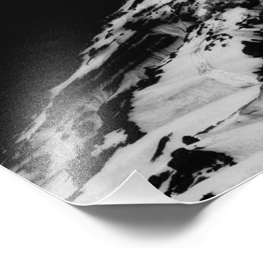 Rainier Melting Fotodruck (Ecke)