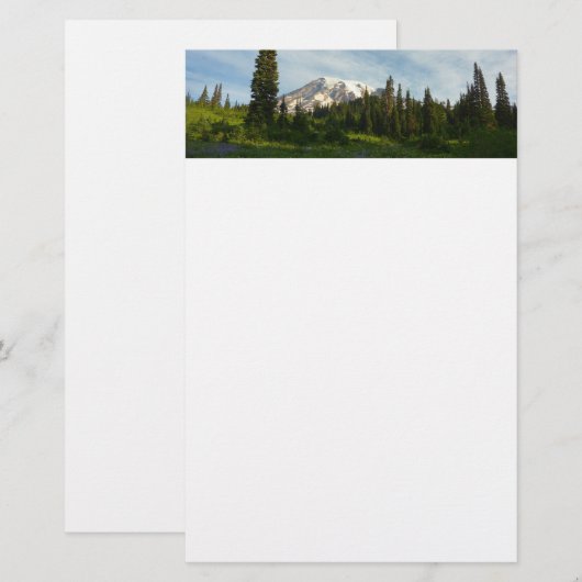 Rainier Morning Light Briefpapier (Vorne/Hinten)