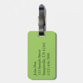 Rainier Morning Light Gepäckanhänger (Rückseite vertikal)