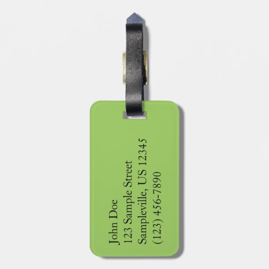 Rainier Morning Light Gepäckanhänger (Rückseite vertikal)