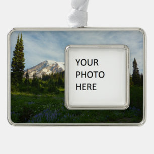 Rainier Morning Light Rahmen-Ornament Silber
