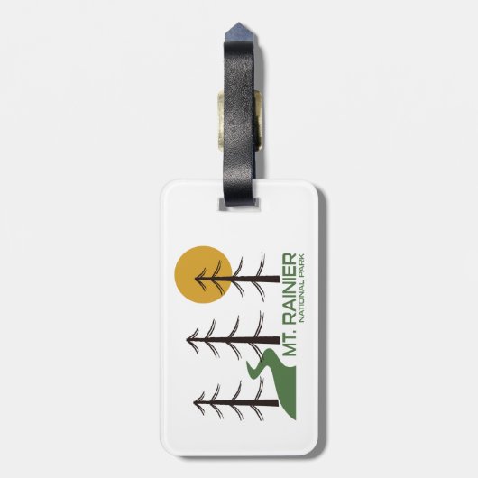 Rainier National Park Trail Gepäckanhänger (Rückseite vertikal)