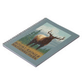 Rainier National Park, WashingtonElk Scene Notizblock (Linke Seite)