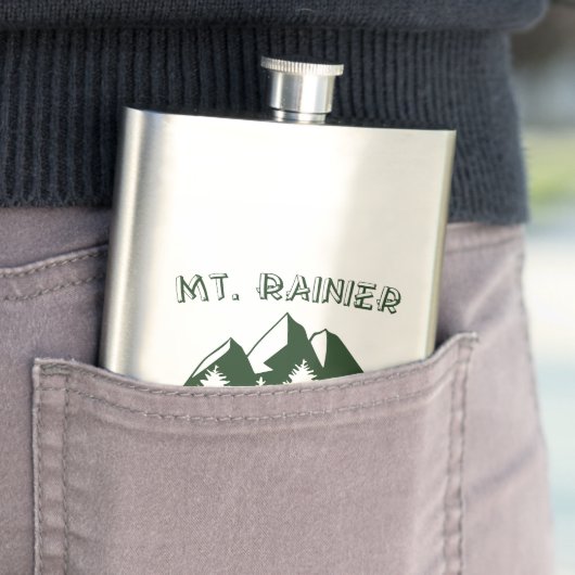 Rainier-Nationalpark Flachmann (Beispiel)