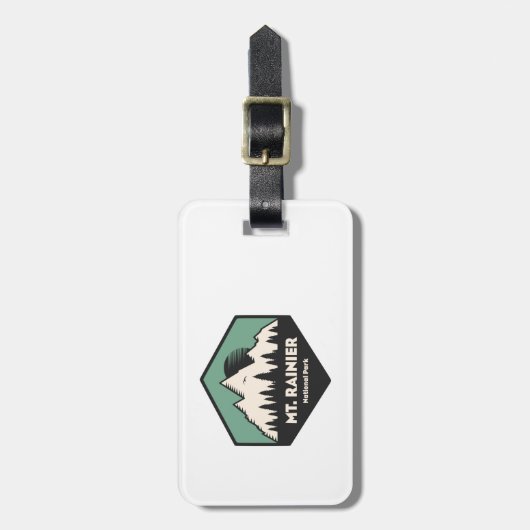 Rainier-Nationalpark Gepäckanhänger (Vorderseite vertikal)