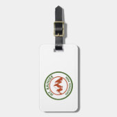 Rainier-Nationalpark Gepäckanhänger (Vorderseite vertikal)