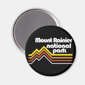 Rainier, Nationalpark Magnet (Vorderseite/Rückseite)