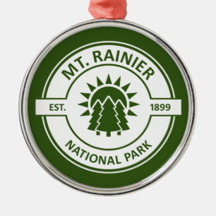 Rainier-Nationalpark Ornament Aus Metall