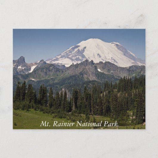 Rainier Nationalpark Postcard Postkarte (Vorderseite)
