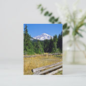 Rainier-Nationalpark Postkarte (Stehend Vorderseite)