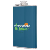 Rainier Nationalpark Retro Flachmann (Links)