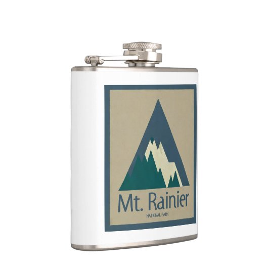 Rainier Nationalpark Rustikal Flachmann (Rechts)