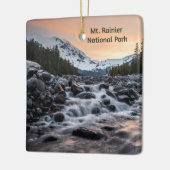 Rainier Nationalpark Souvenir Keramikornament (Links)