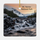 Rainier Nationalpark Souvenir Keramikornament (Rückseite)