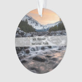 Rainier Nationalpark Souvenir Weihnachten Ornament (Vorderseite)