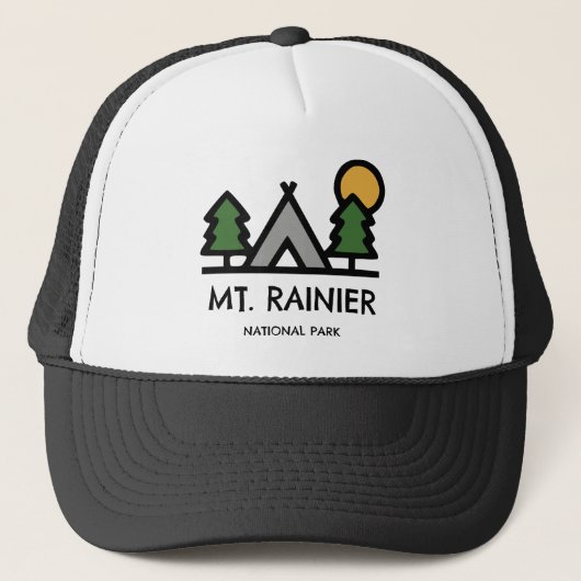 Rainier-Nationalpark Truckerkappe (Vorderseite)