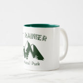 Rainier-Nationalpark Zweifarbige Tasse (VorderseiteRechts)