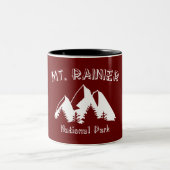Rainier-Nationalpark Zweifarbige Tasse (Mittel)