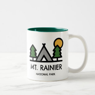 Rainier-Nationalpark Zweifarbige Tasse