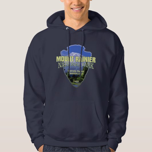 Rainier NP (Pfeilspitzen) Hoodie (Vorderseite)