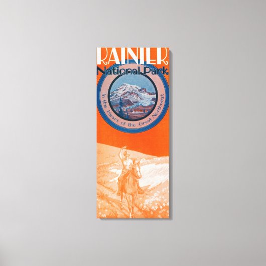 Rainier Poster - Reiten Leinwanddruck (Vorderseite)