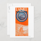 Rainier Poster - Reiten Postkarte (Vorne/Hinten)