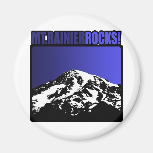 Rainier Rocks! Magnet (Vorne)