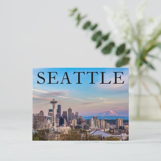 Rainier | Seattle, Washington Postkarte (Stehend Vorderseite)