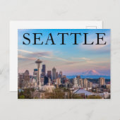 Rainier | Seattle, Washington Postkarte (Vorne/Hinten)